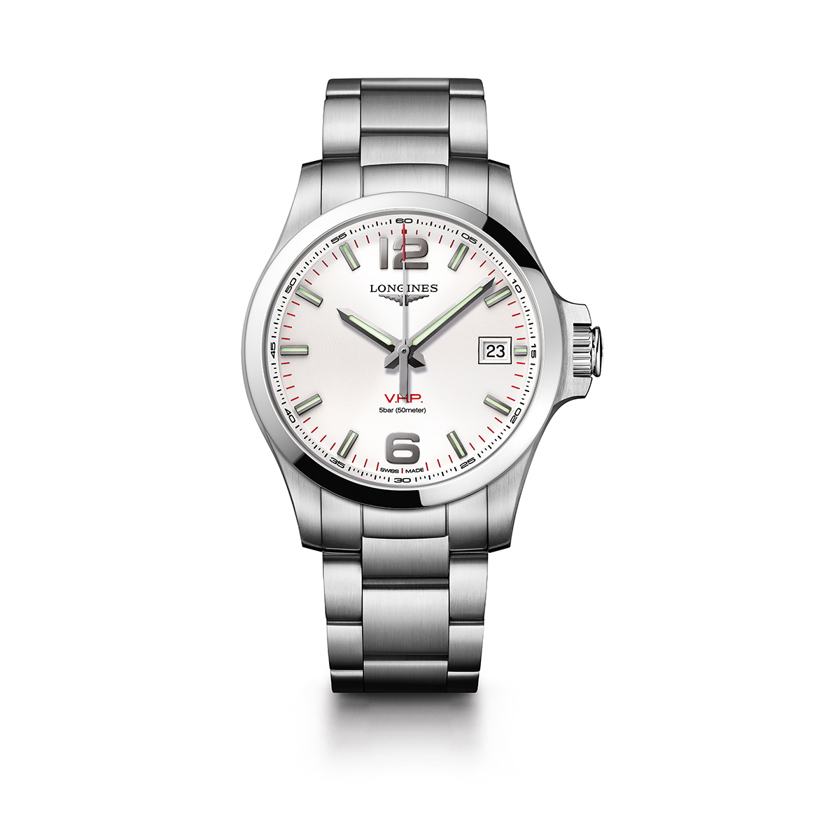 Longines Conquest V.H.P. 41mm Silver Dial image