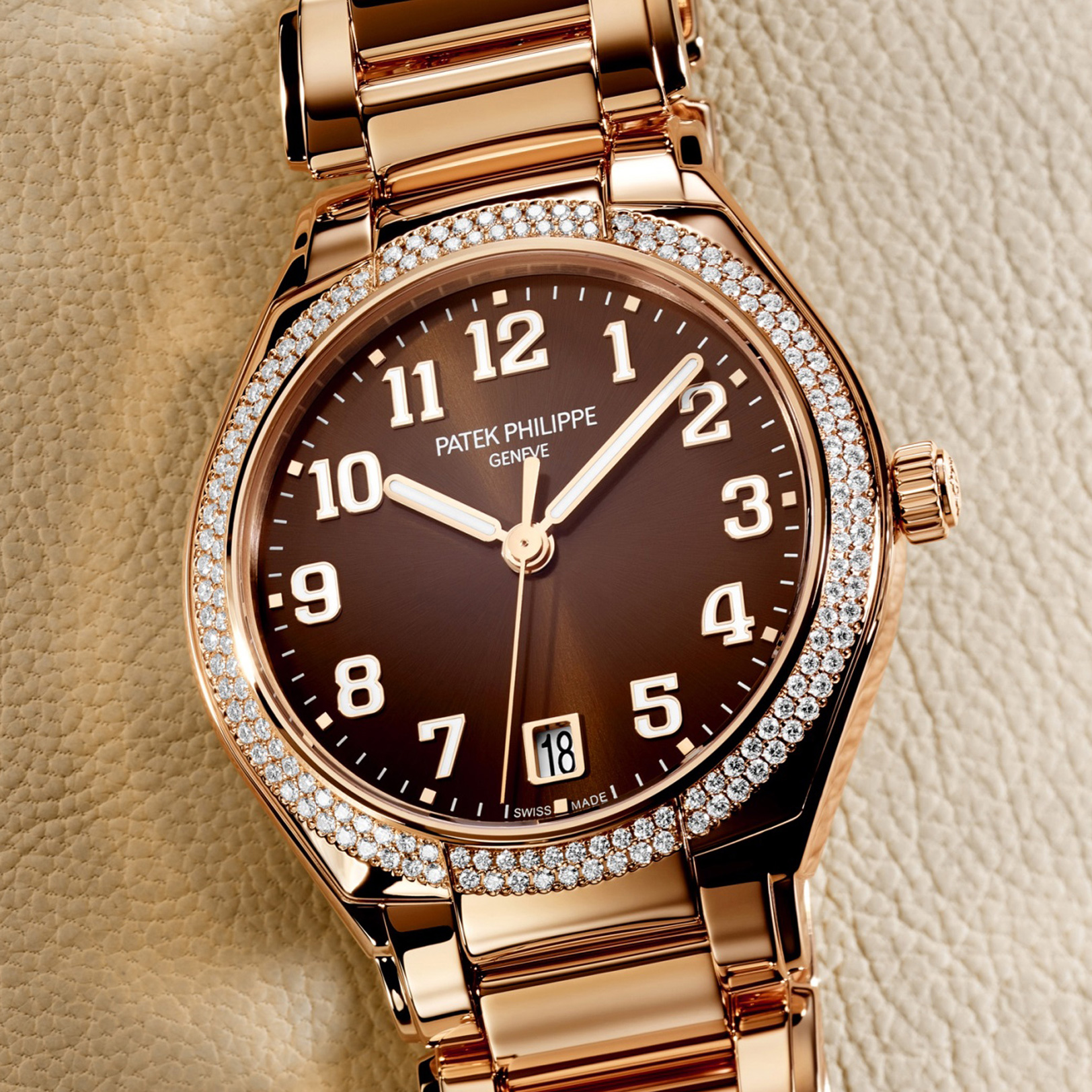Twenty~4 Automatic Rose Gold & Brown Dial gallery 7