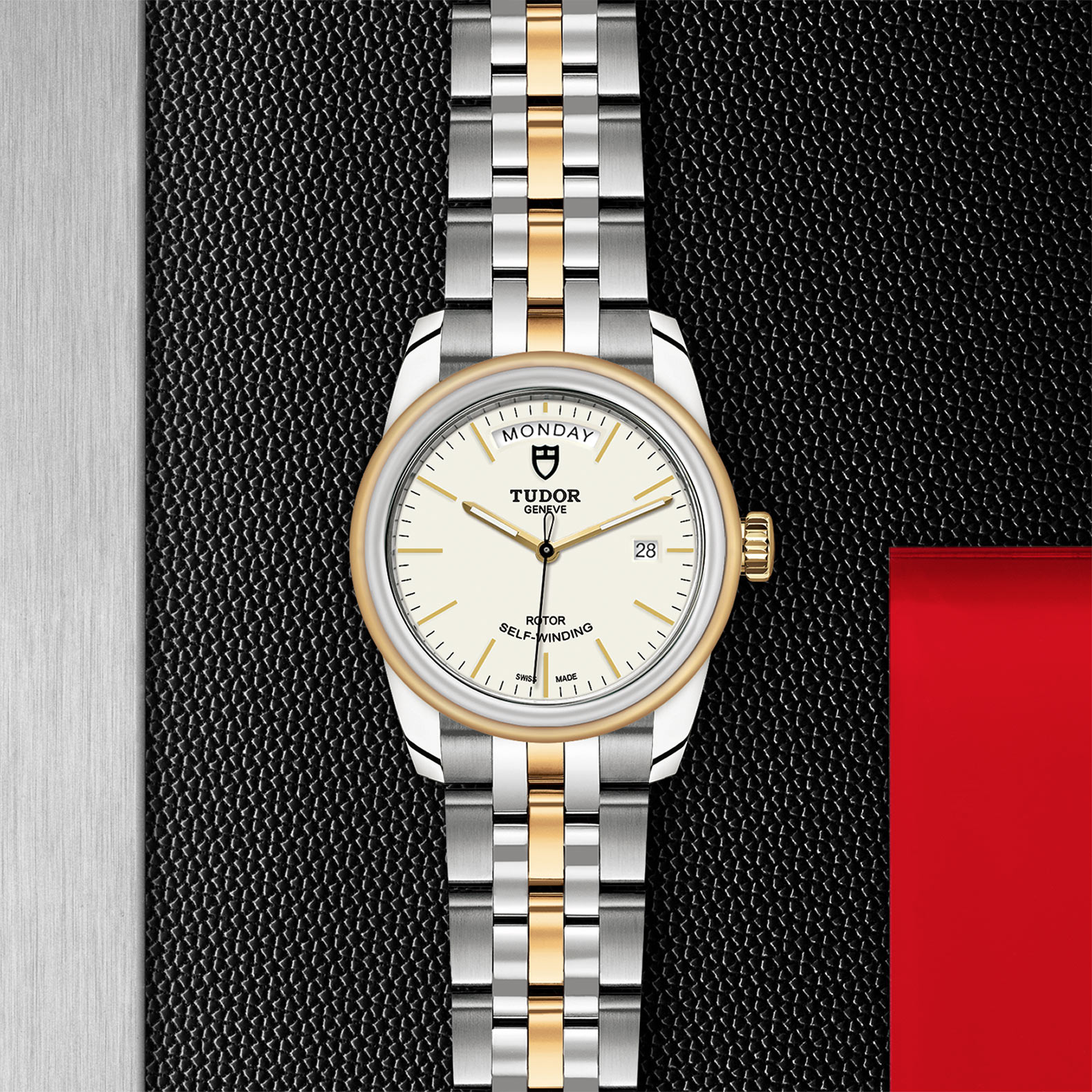 Tudor Glamour Date+Day M56003-0112