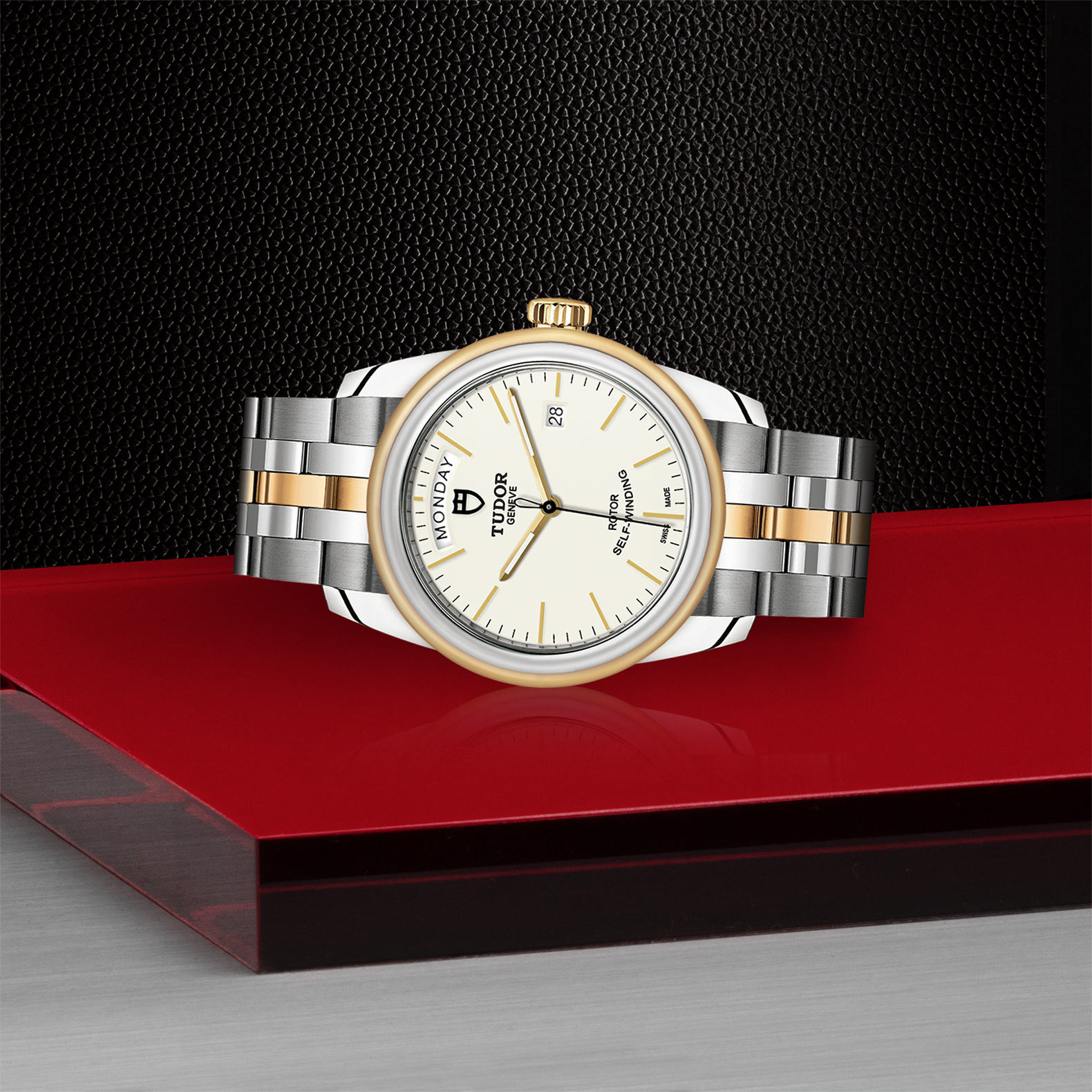 Tudor Glamour Date+Day M56003-0112