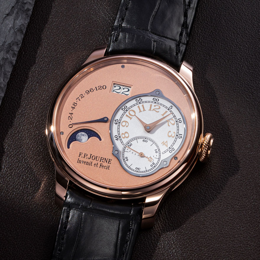 Lune 40/42mm Red Gold Pink Dial gallery 2