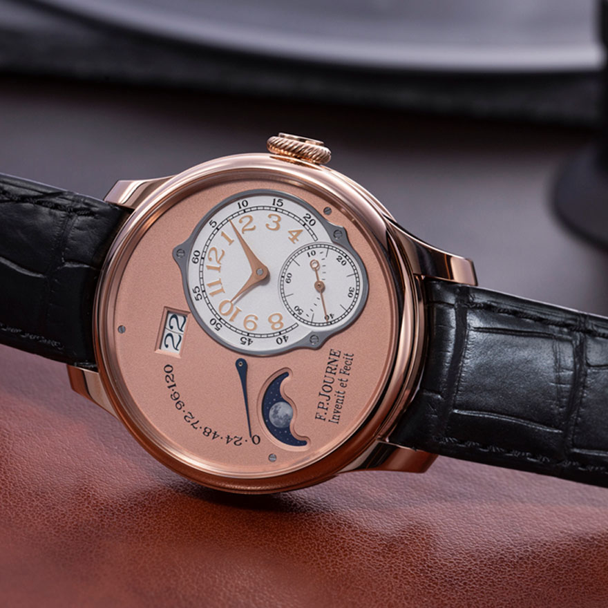 Lune 40/42mm Red Gold Pink Dial gallery 5