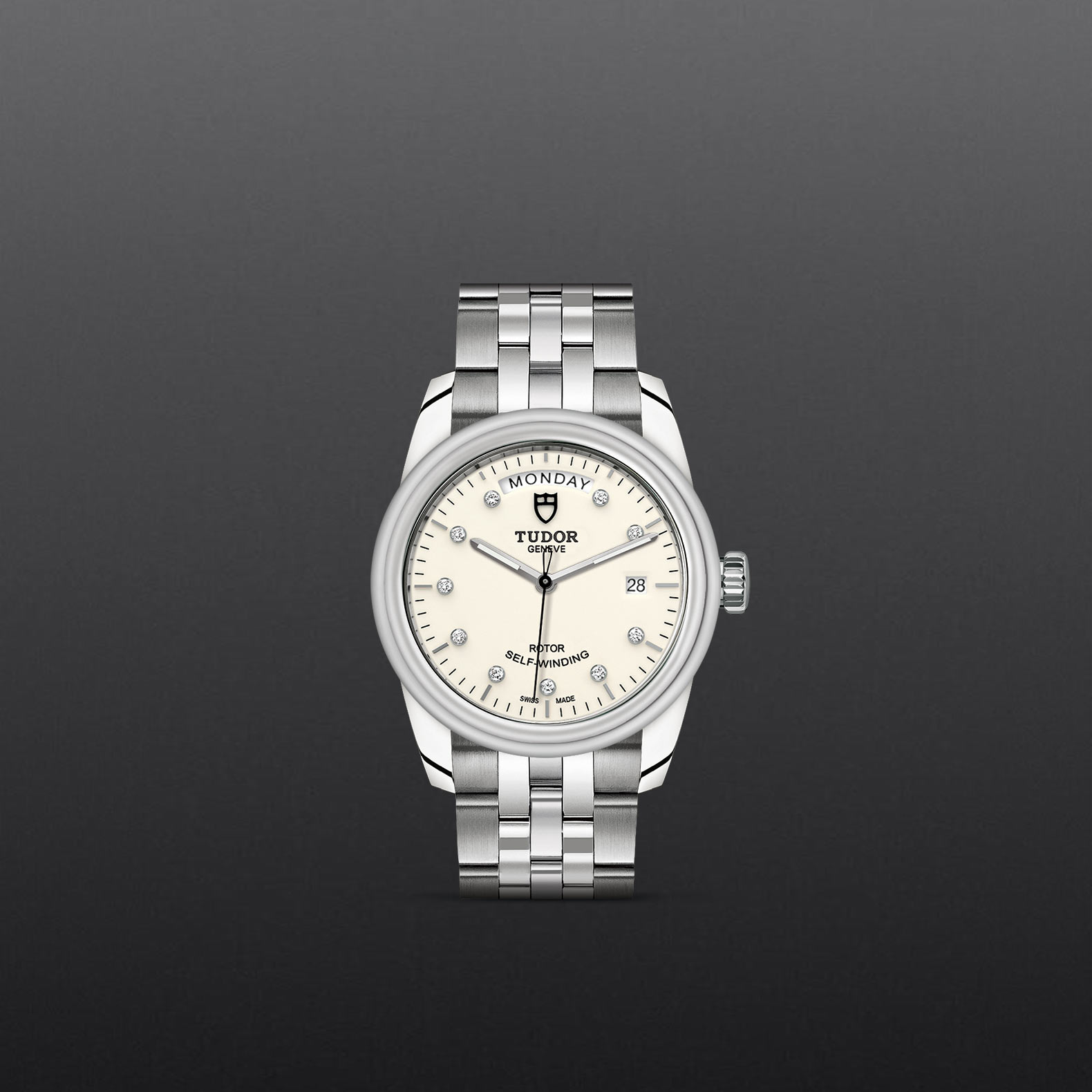 Tudor Glamour Date+Day M56000-0182