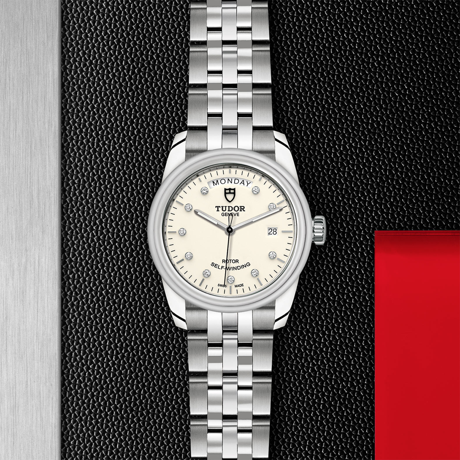 Tudor Glamour Date+Day M56000-0182