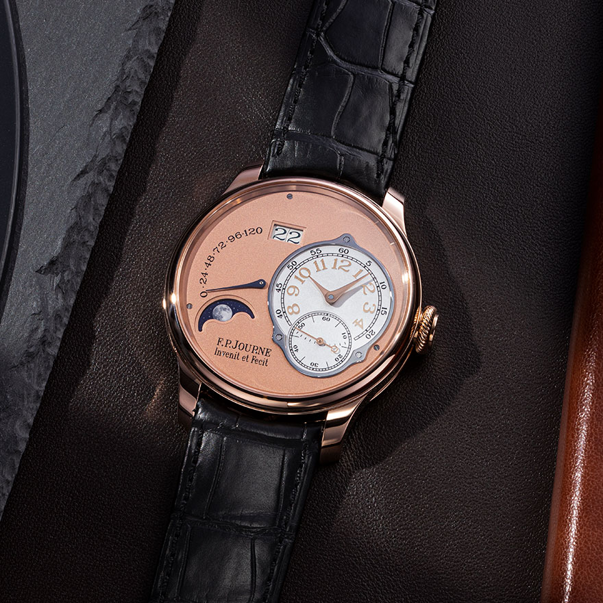 Lune 40/42mm Red Gold Pink Dial gallery 2