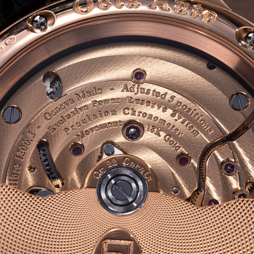 Automatique Lune 40/42mm Red Gold Silver Dial gallery 9