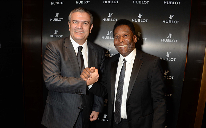 Hublot Ambassadors Pelé football player world cup 