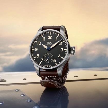The IWC Big Pilot’s Heritage watch is vintage-inspired with a highly legible dial and ultra-large cases of 48mm and 55mm.