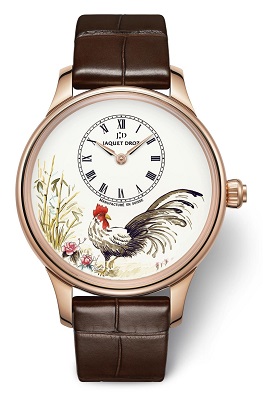 Jaquet Droz Petite Heure Minute Rooster