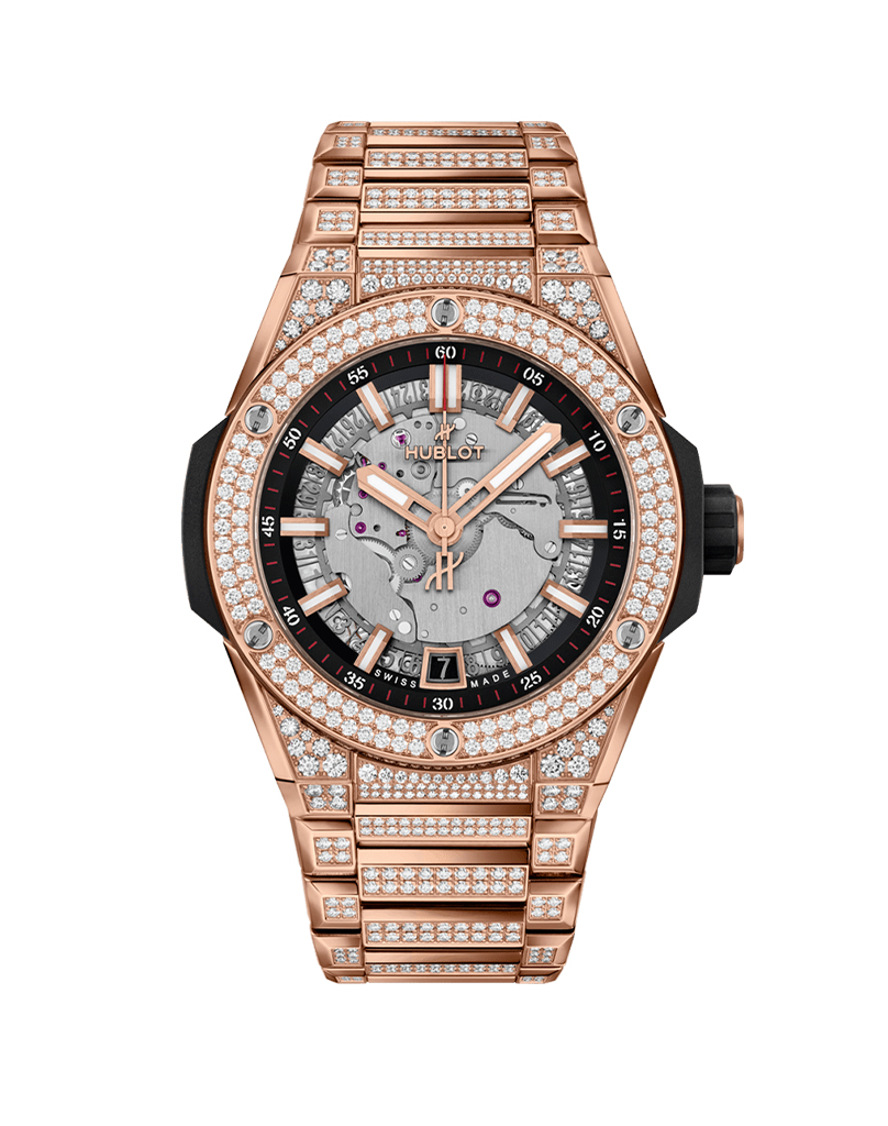Big Bang Integrated Time Only King Gold Pavé 40mm 456.OX.0180.OX.3704