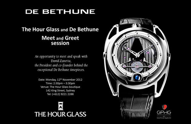 Meet and Greet With The Founder of De Bethune in Australia