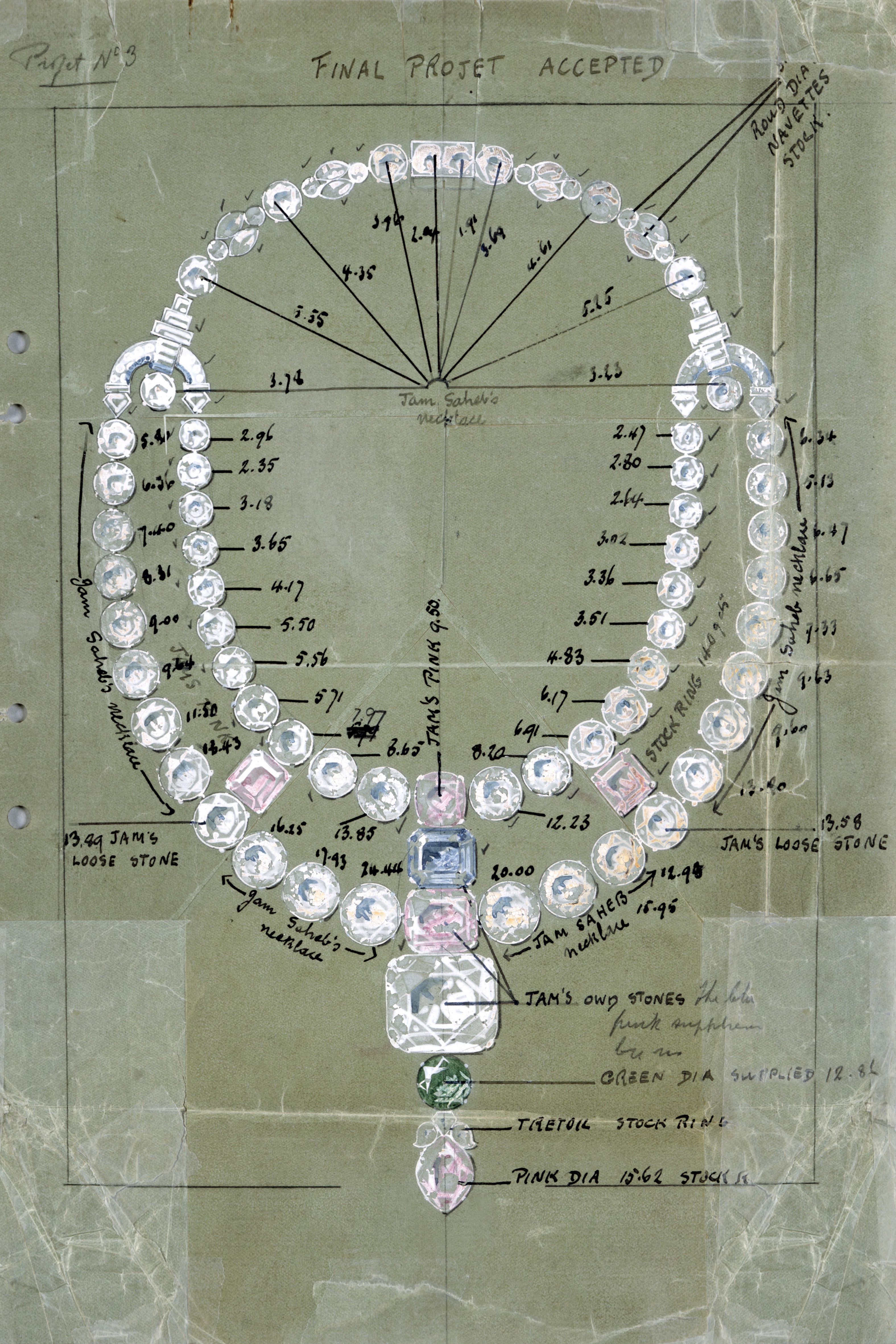 Cartier necklace made in 1931 The Hour glass Singapore jewellery