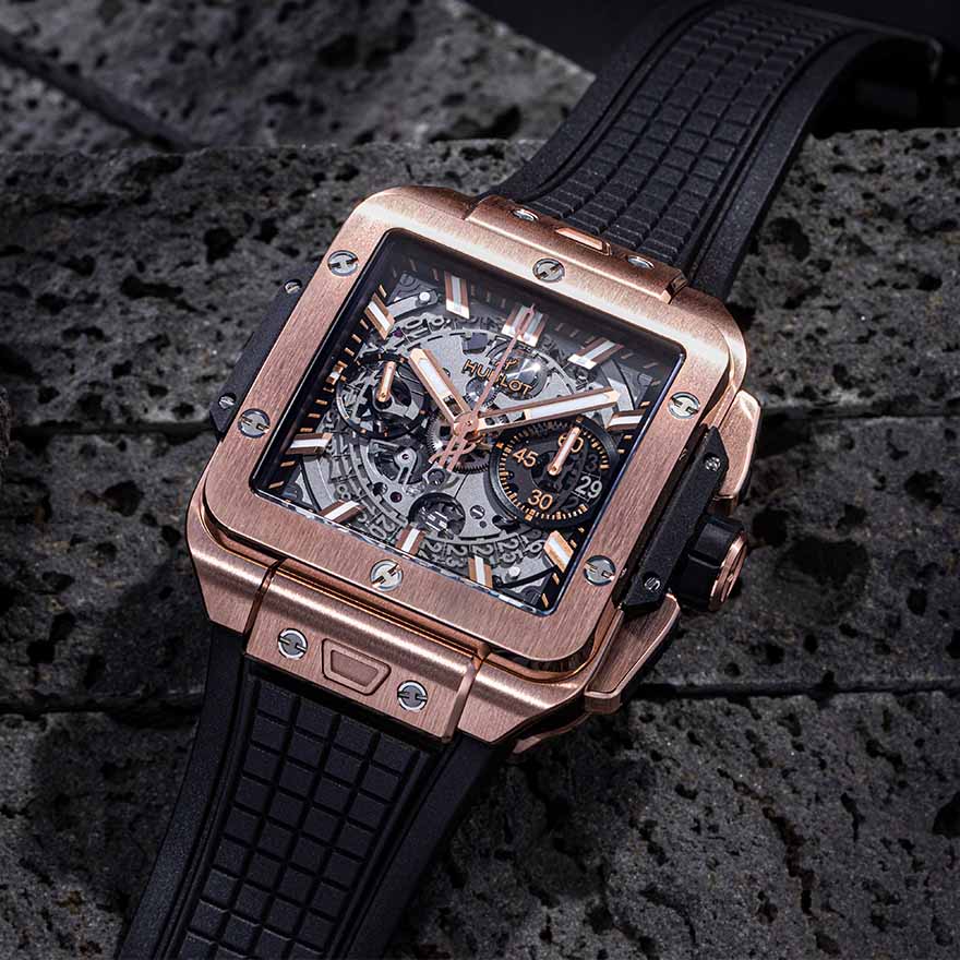 SQUARE BANG UNICO KING GOLD 42 MM gallery 1