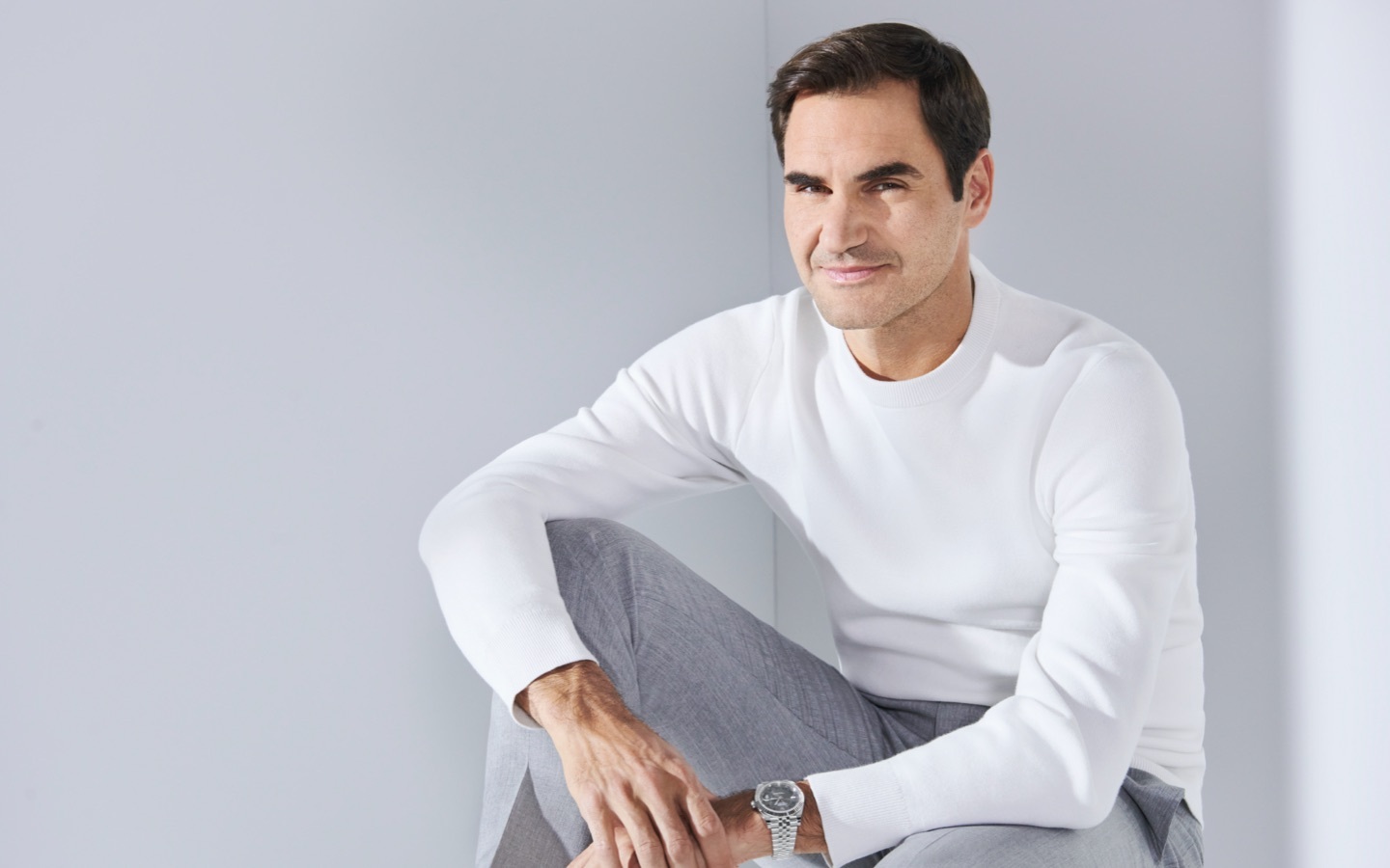 Roger Federer, tennis legend and Rolex ambassador