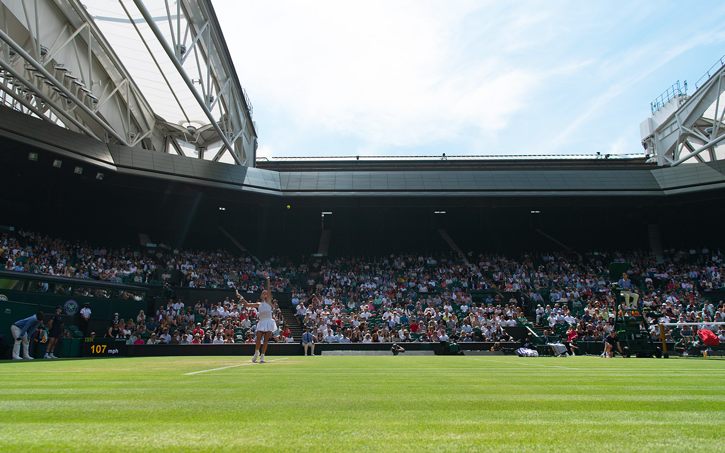 Centre Court at the All England Lawn Tennis and Croquet Club