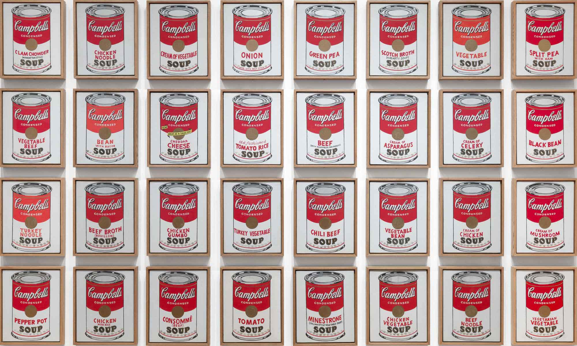 Campbell's Soup Cans Painting Andy Warhol
