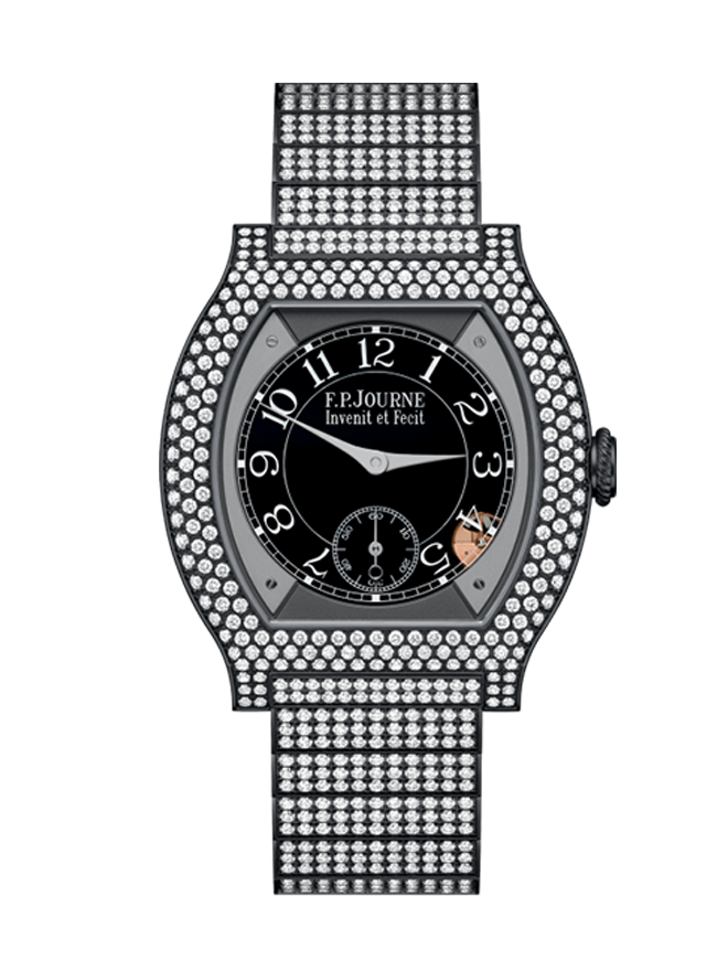 Élégante 40mm Titalyt®12 Rows of Diamonds and Set Bracelet