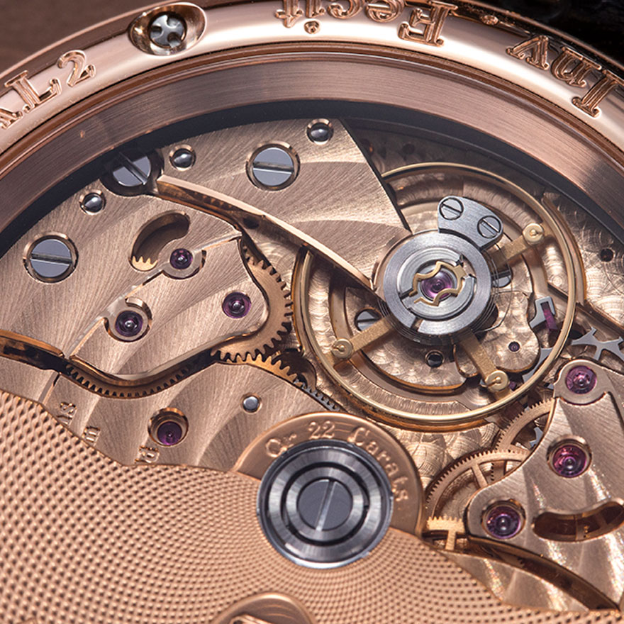 Automatique Lune 40/42mm Red Gold Silver Dial gallery 8