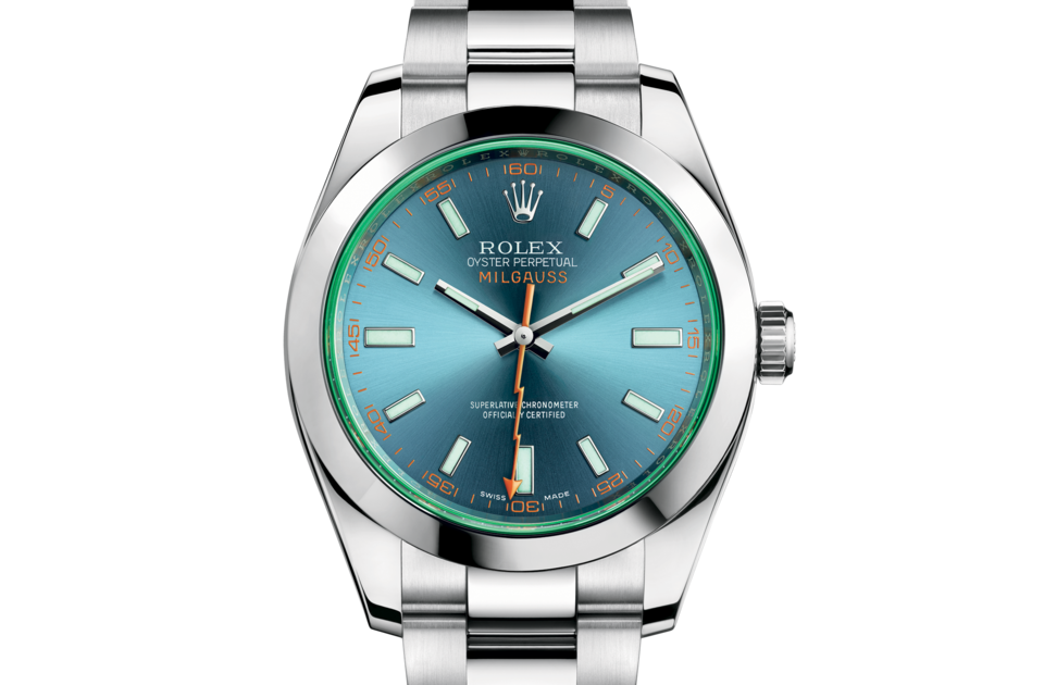 Rolex Milgauss in Oystersteel, m116400gv-0002 | The Hour Glass Malaysia