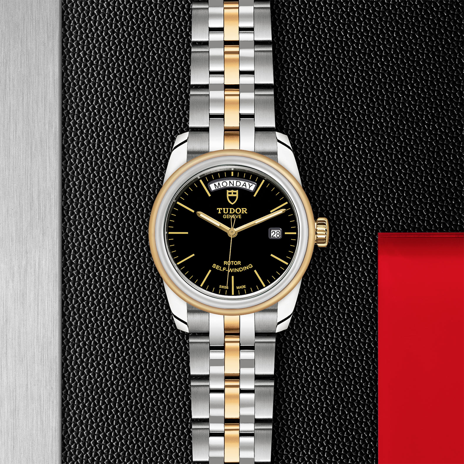 Tudor Glamour Date+Day M56003-0007