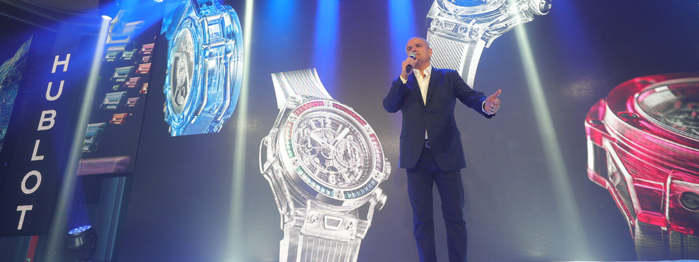 Sapphire Night with Hublot & PMT The Hour Glass