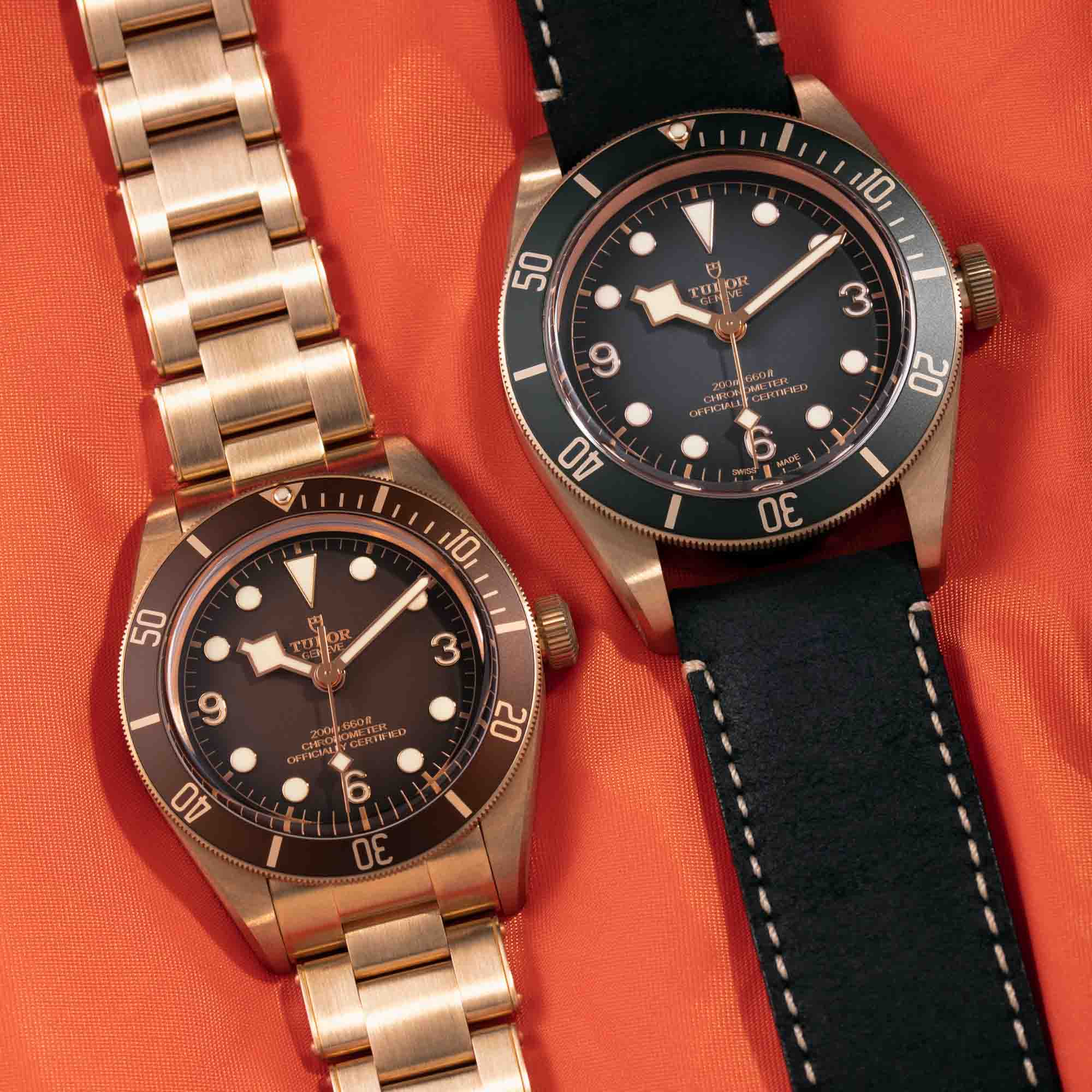 Tudor Black Bay Fifty-Eight Bronze Boutique Edition and Black Bay Bronze 43mm