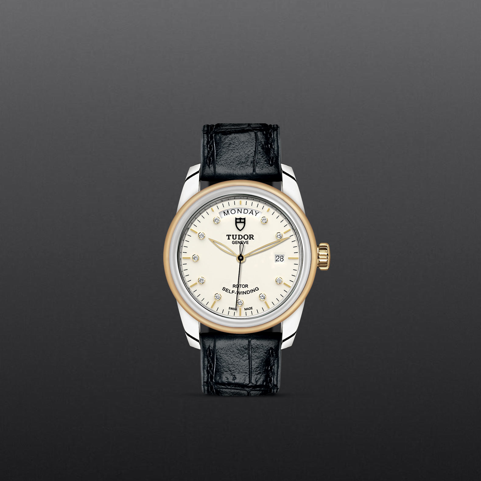 Tudor Glamour Date+Day M56003-0115