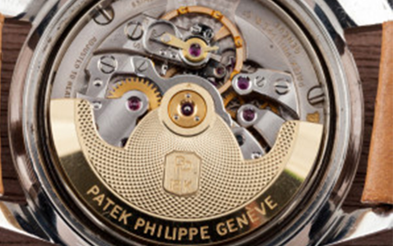 Patek Philippe 2585 Back Gold Swinging Pendulum