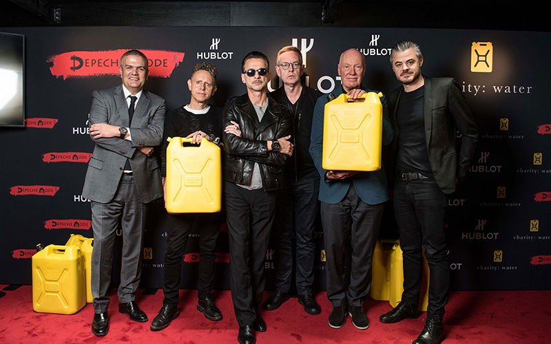 Hublot Depeche Mode watch for water Basel World charity: water 