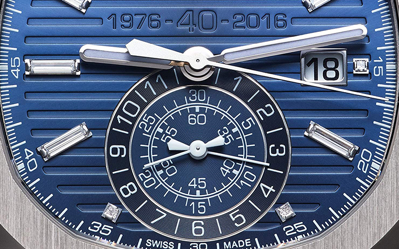 Patek Philippe Nautilus 5976/1G-001 Automatic White gold case White gold bracelet Blue dial Limited Edition 