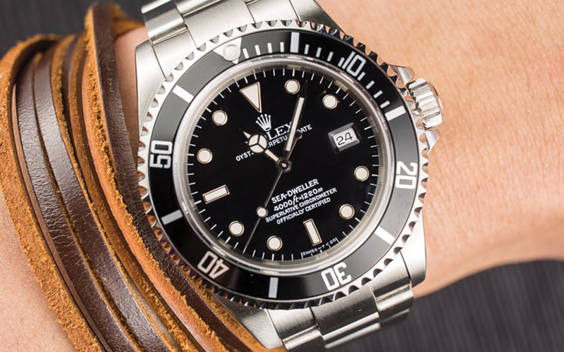 Rolex Oyster Perpetual Date_Sea Dweller_16600_Automatic_Steel case_Steel bracelet_Men's watch.unisex_Luminescent hands_Black dial