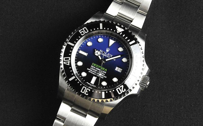 Rolex Oyster Perpetual Date_Sea Dweller Deepsea_116660_Automatic_Steel case_Steel bracelet_Men's watch/unisex_3135 caliber_Ceramic bezel_Sapphire glass_blue dial_No numerals