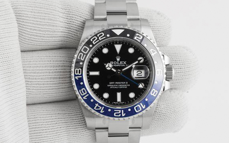 Rolex Oyster Perpetual_GMT-Master II_Automatic_3186 caliber_Steel case_Steel bracelet_Men's watch/unisex_Ceramic bezel_Sapphire glass_Black dial_No numerals