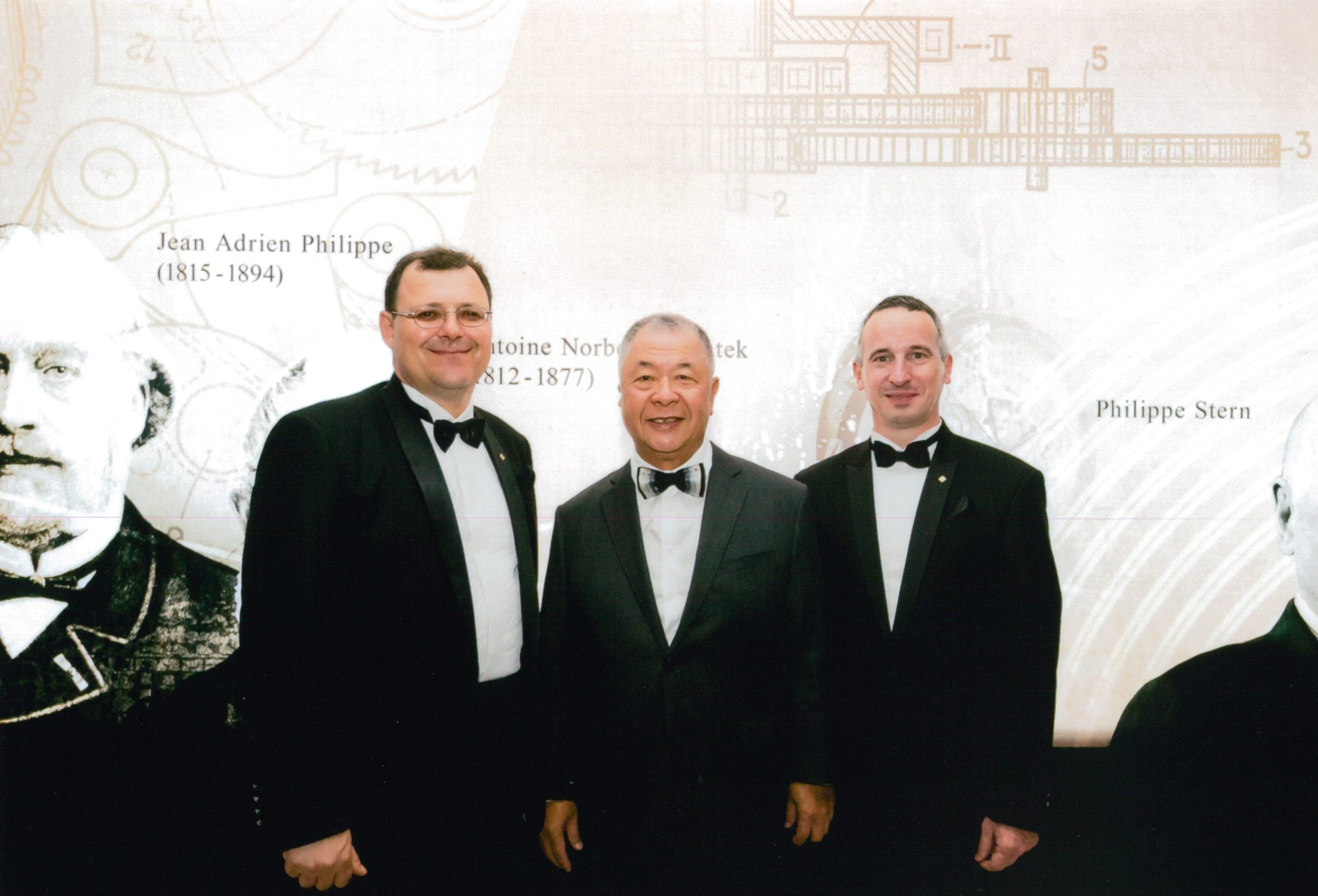 Mr Thierry Stern, Dr Henry Tay and Mr Jerome Pernici