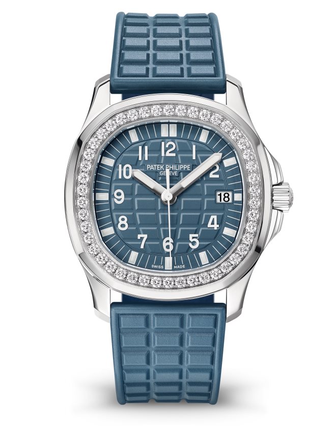 นาฬิกาปาเต็ก ฟิลิปป์ Aquanaut Luce Blue Dial Quartz 5067A-025
