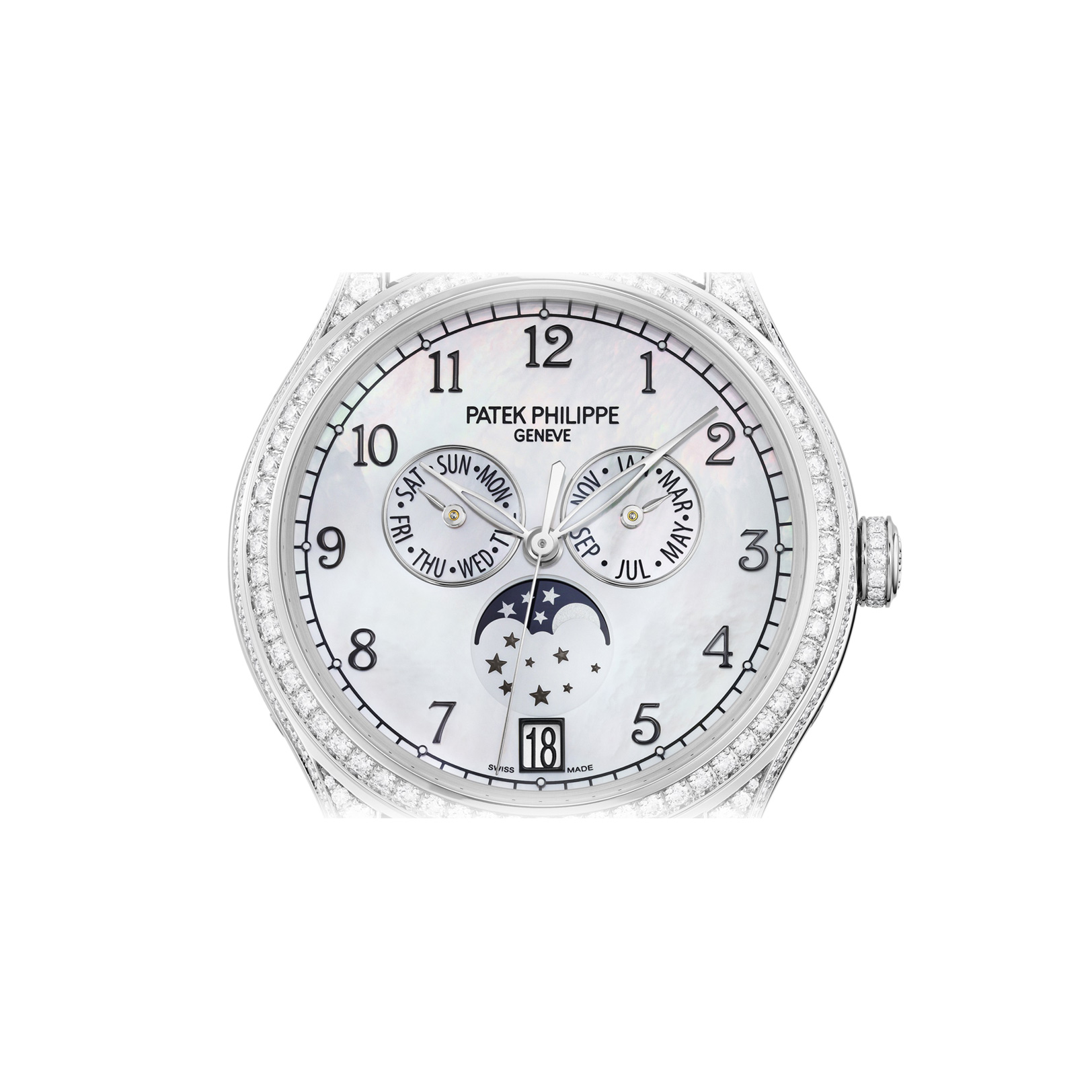 นาฬิกาปาเต็ก ฟิลิปป์ Complications Diamond Set White Gold Ladies' gallery 6
