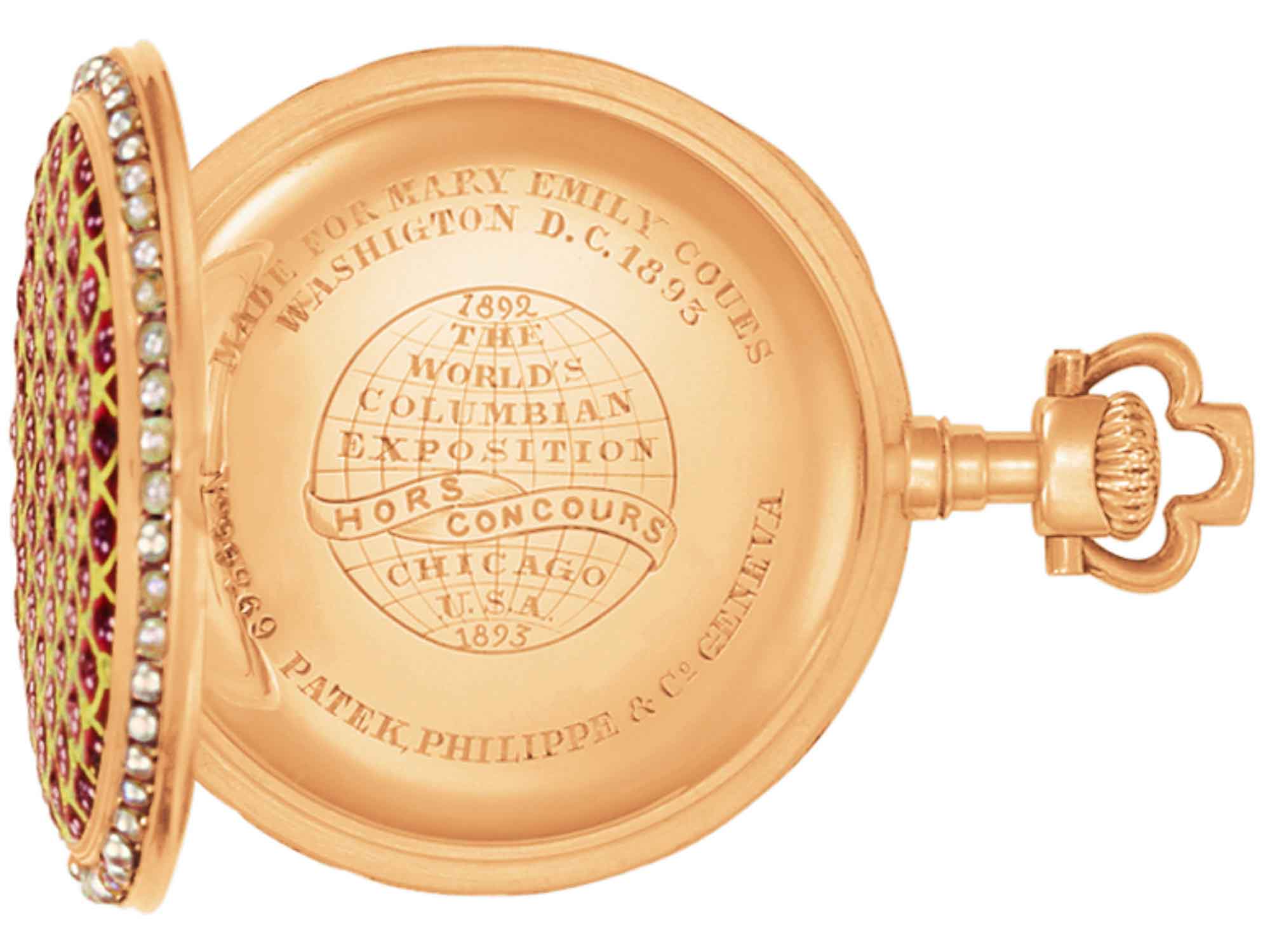 Patek, Philippe & Cie, Geneva vintage rose gold watch case no. 211548
