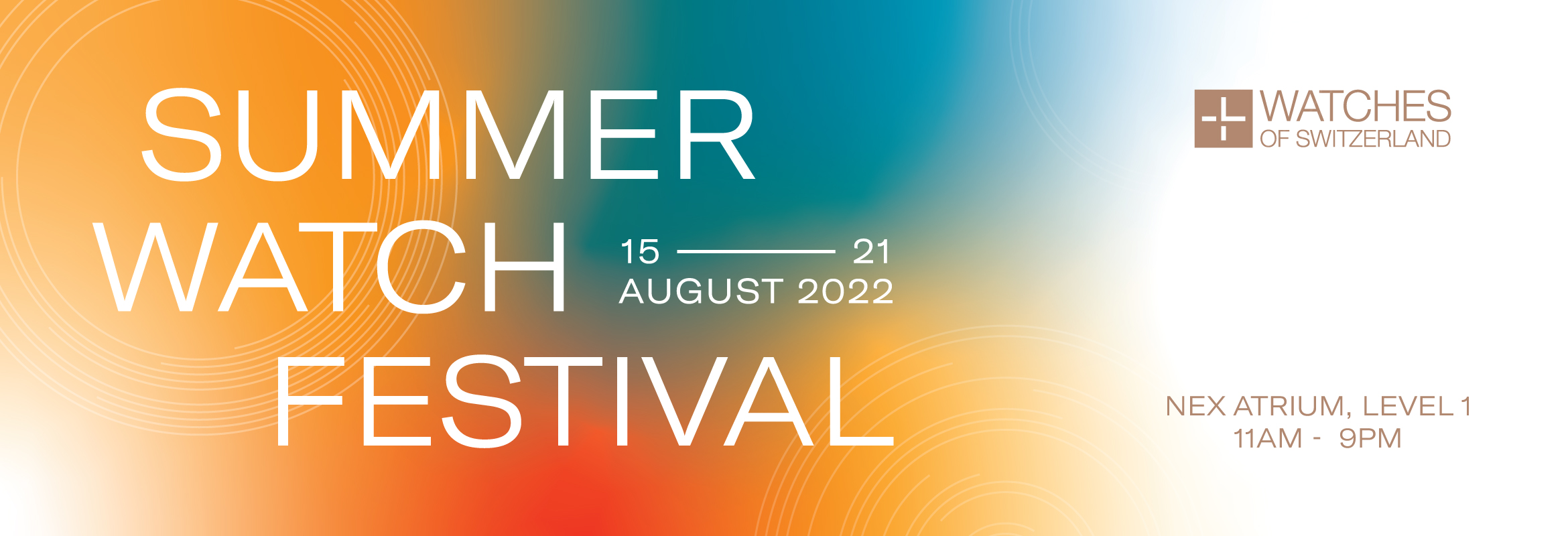 Coming Soon: Watches of Switzerland Summer Watch Festival