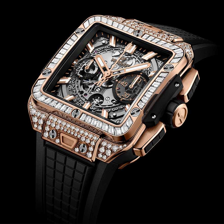 Square Bang Unico King Gold Jewellery 42mm gallery 1