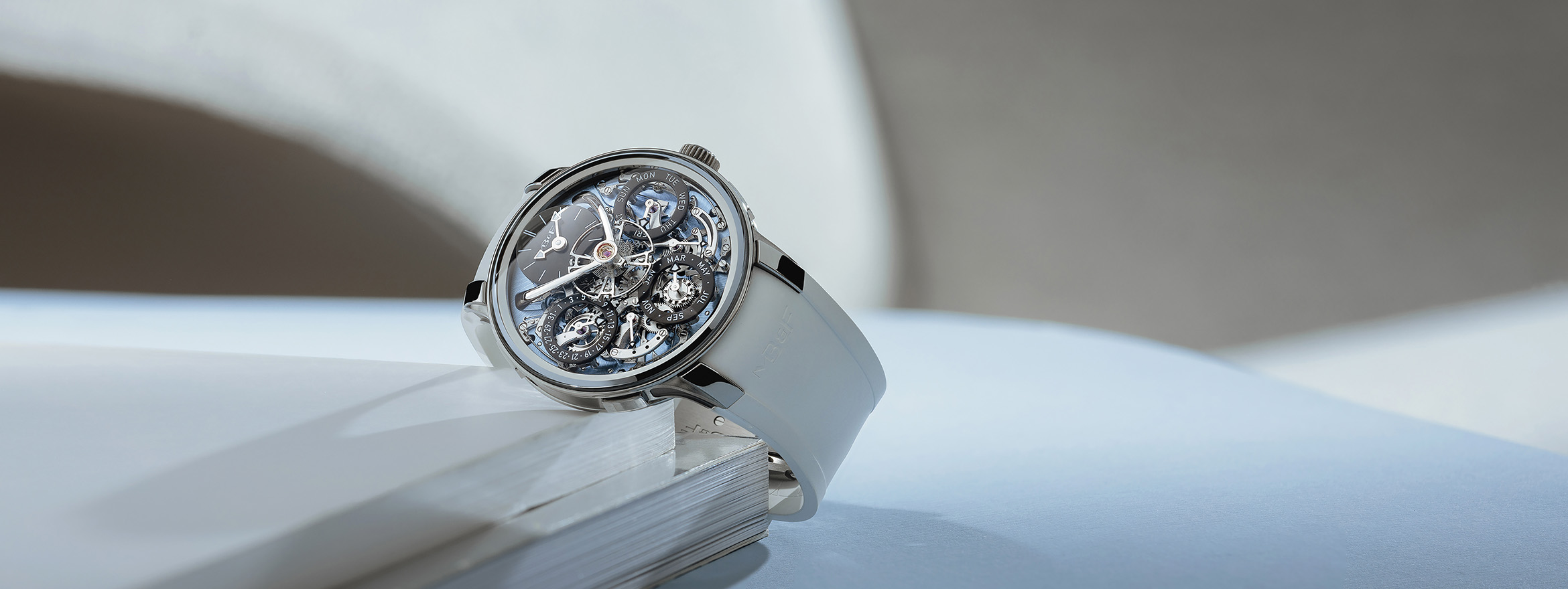 MB&F’s Legacy Machine Perpetual EVO now in icy blue