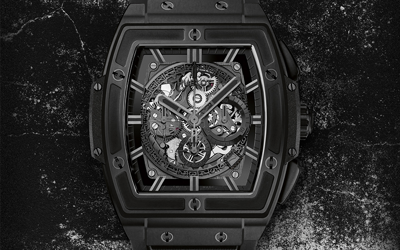 Hublot Spirit of Big Bang 641.CI.0110.RX Automatic Ceramic case Rubber bracelet Men's watch/Unisex Black bracelet Chronograph