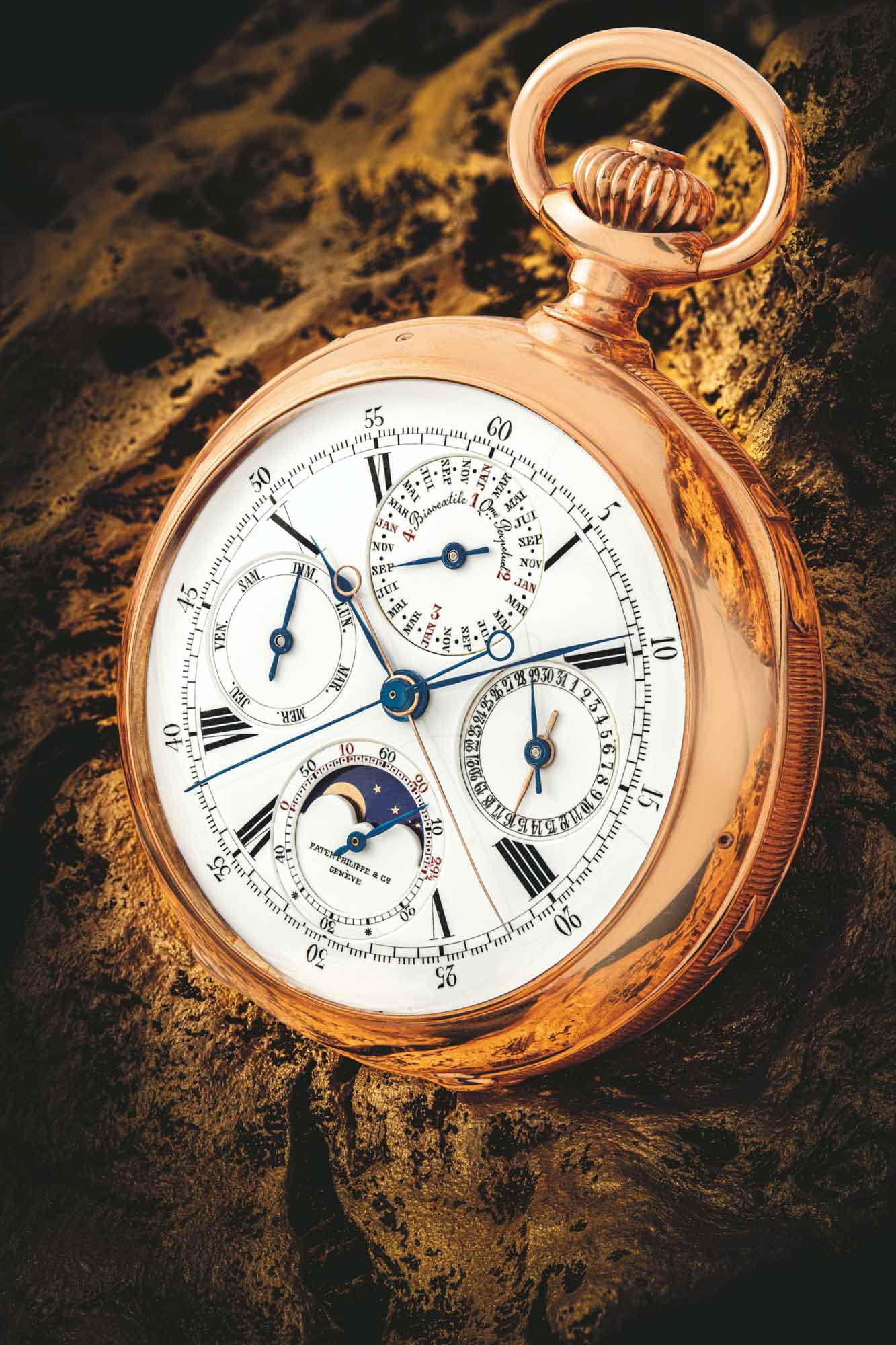 Patek Philippe 18k Grande And Petite Sonnerie Pocket Watch