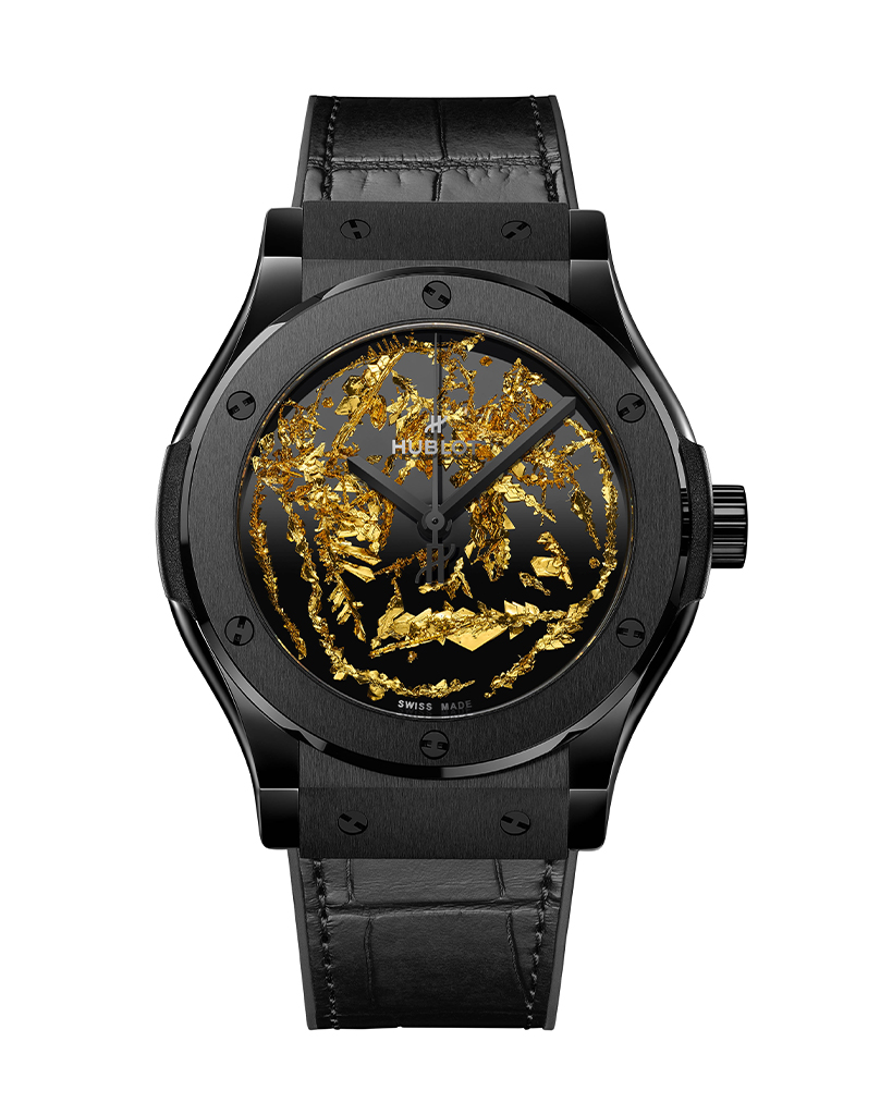 Classic Fusion Gold Crystal Black Ceramic 42mm gallery 0