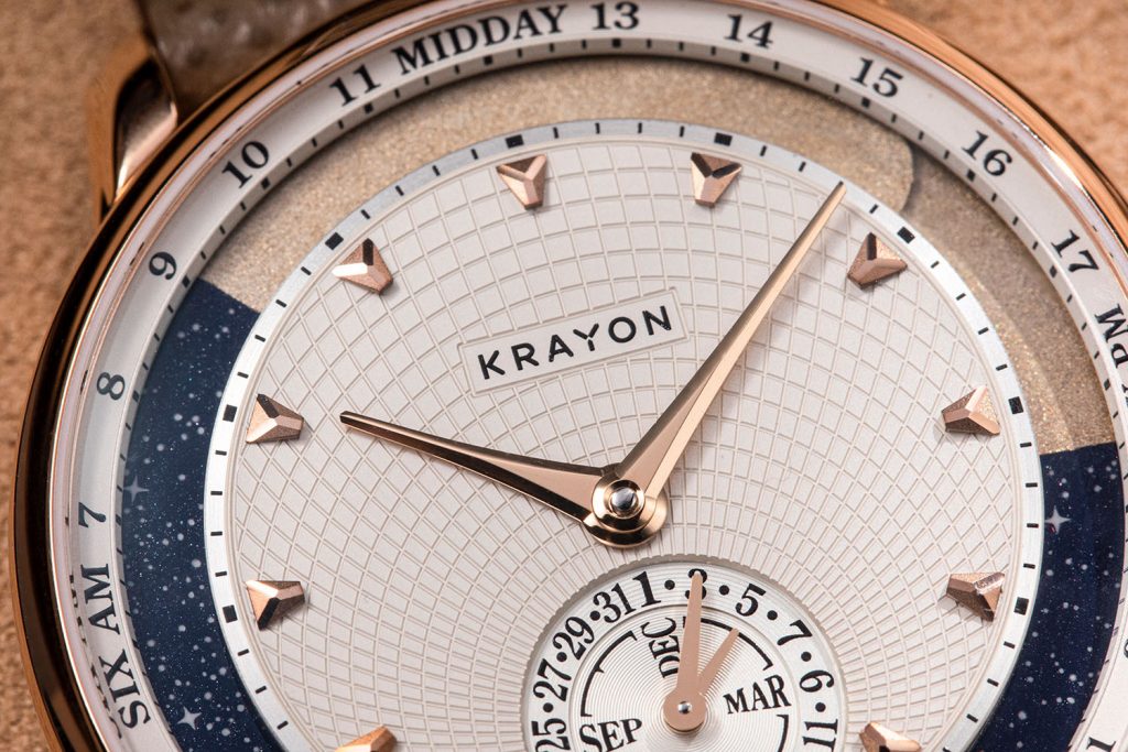 The Krayon Anywhere in rose gold, with cream dial