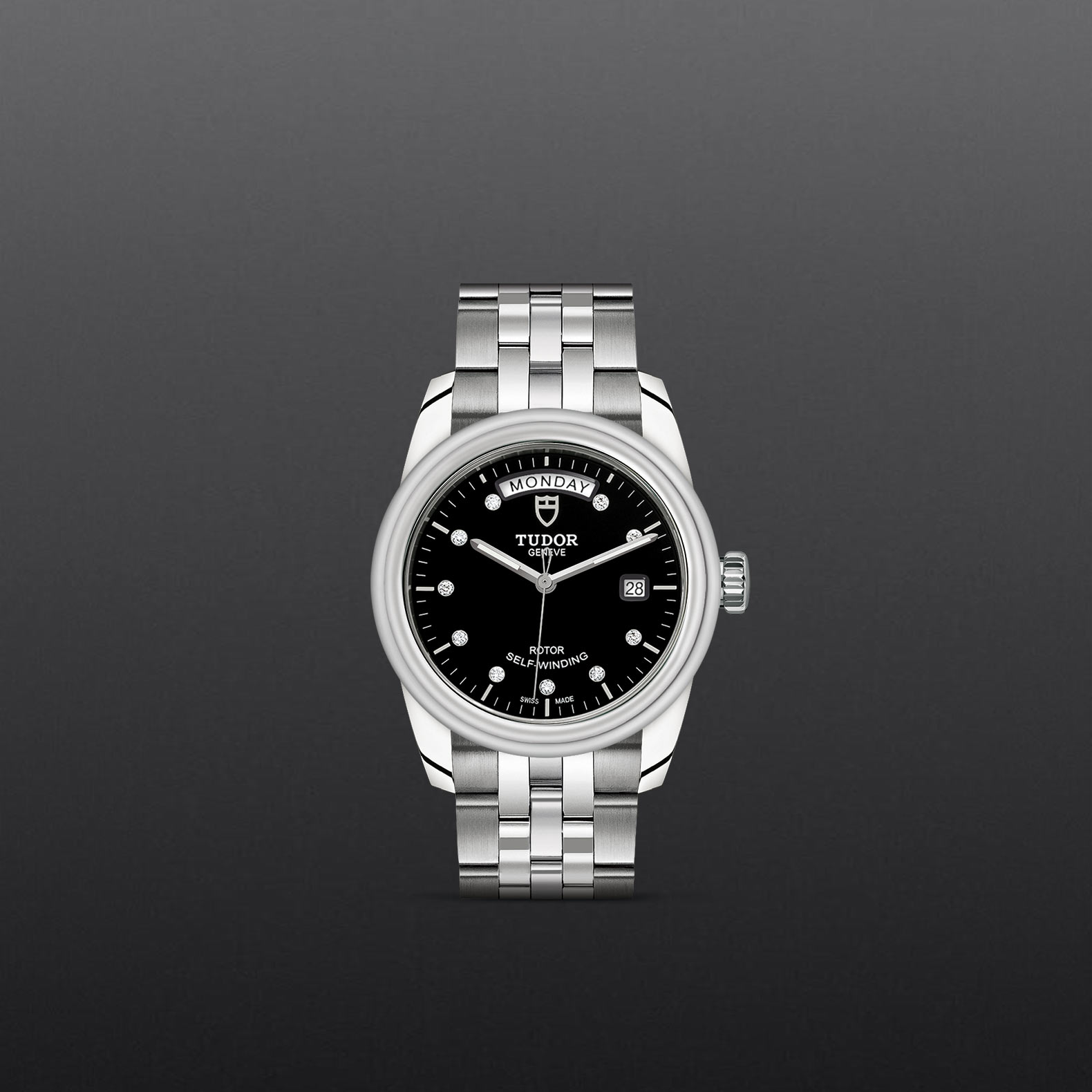 Tudor Glamour Date+Day M56000-0008