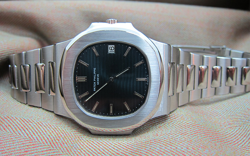 Patek Philippe Nautilus Automatic Steel Men's watch/Unisex Sapphire Glass black dial
