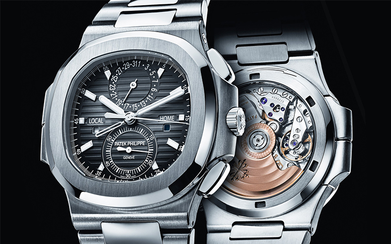 Patek Philippe Nautilus 5990 Automatic Steel case Steel bracelet Men's watch/Unisex Black dial Fold clasp
