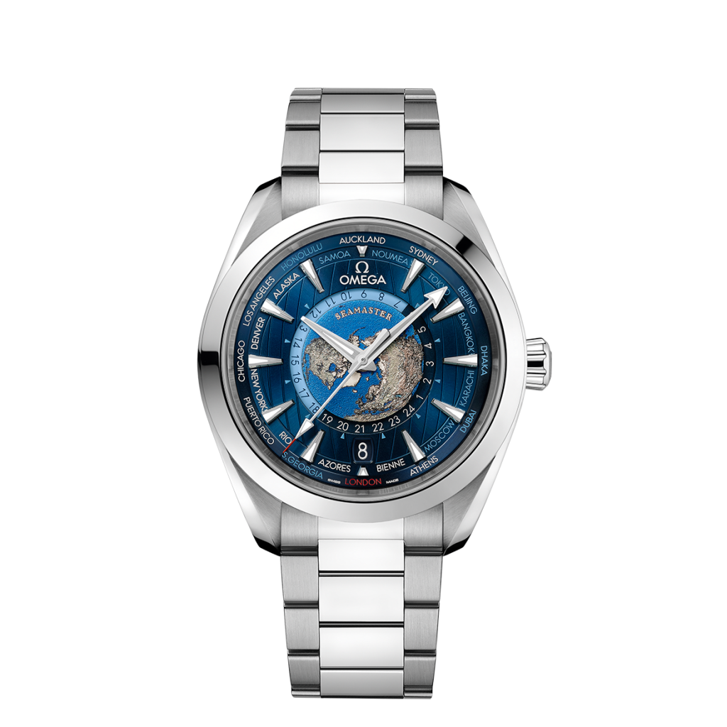 OMEGA Seamaster Aqua Terra 150m Co-Axial Master Chronometer GMT Wordtimer 43MM