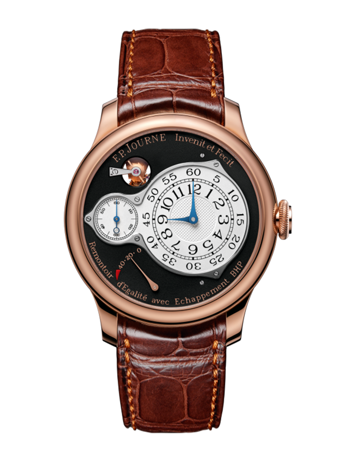 Chronomètre Optimum 40/42MM Red Gold Blackened Gold and Whitened Silver Dial