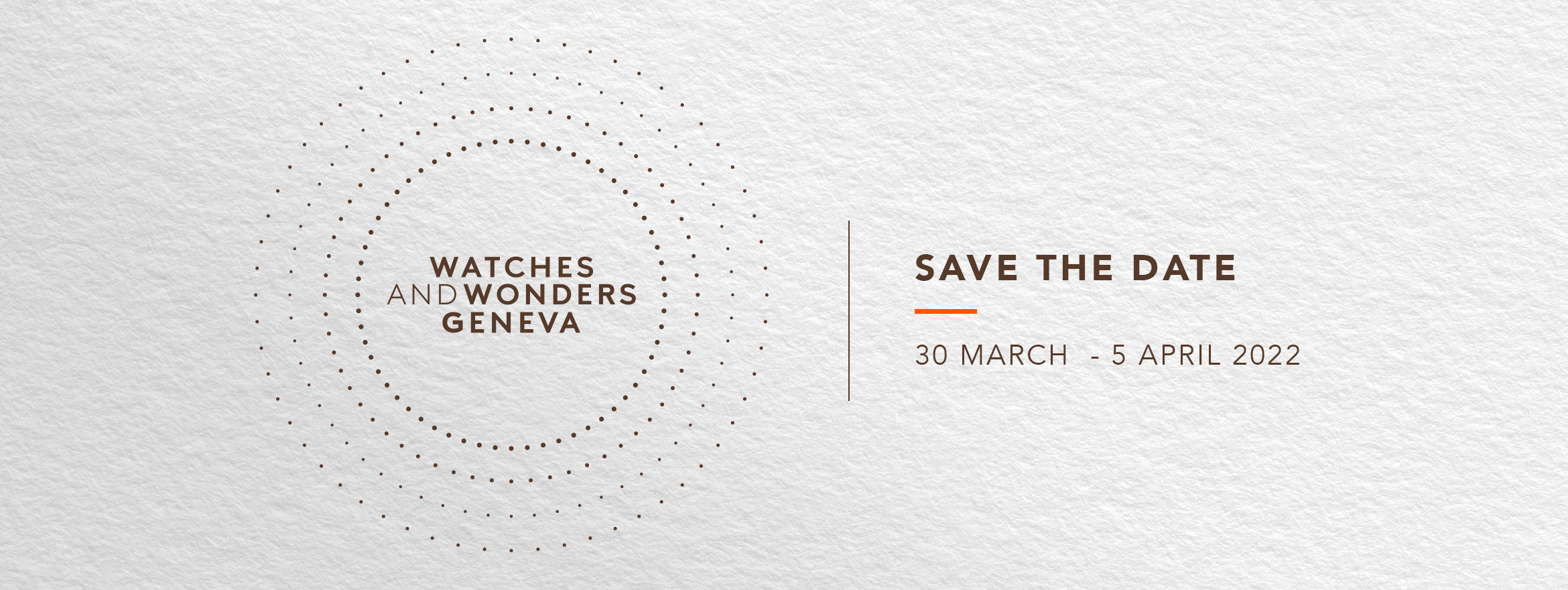 Save the Date: Watches and Wonders 2022